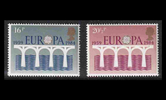 Iso-Britannia 988-90 ** Europa (1984)