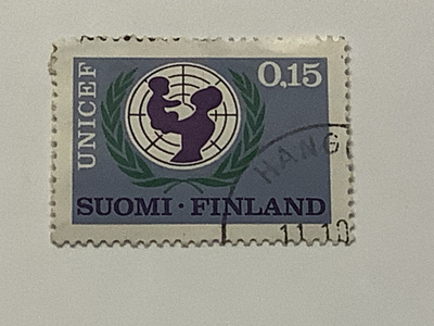 617 / 1966 UNICEF 20v o leimattu