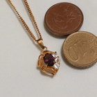 18k GP Gold plated riipus panssari ketjulla - pikkukuva 3