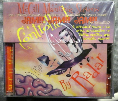 McGILL Manring STEVENS Controlled By Radar 2xCD UUSI Jazz