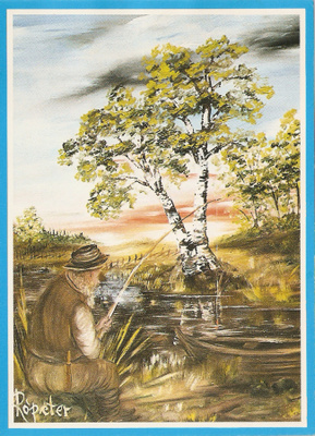 Rópeter Hämäläinen: Ukko ongella.