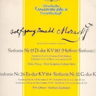 Deutsche Grammophon, Mozart, sinf. 35 ja 26+32, LP. - pikkukuva 1