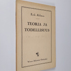 Erik Ahlman : Teoria ja todellisuus : filosofisia esseitä... - pikkukuva 1