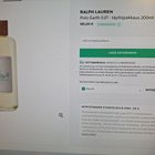 AITO RALPH LAUREN POLO EARTH UNISEX EDT 200ml UUSI - pikkukuva 1