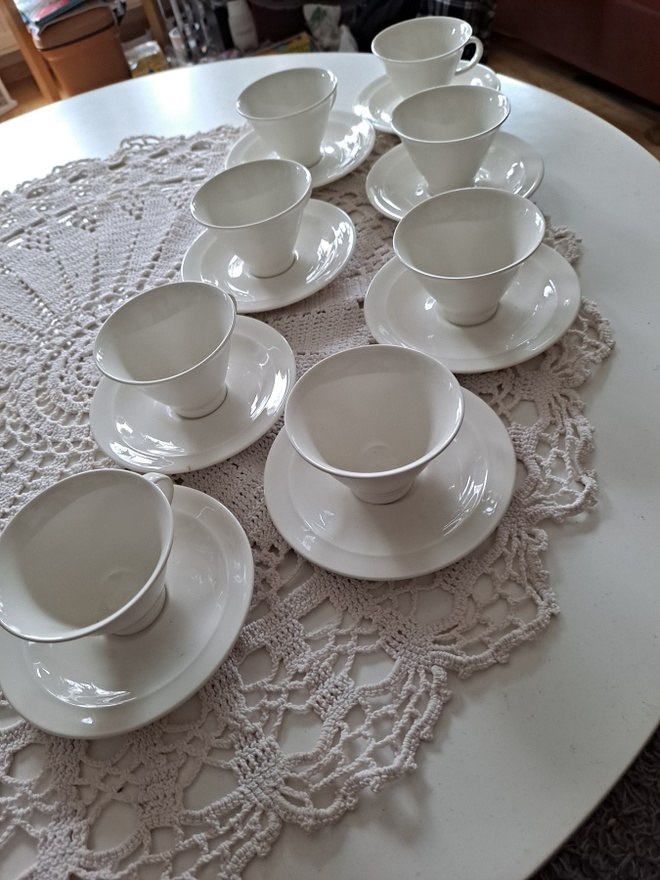 Arabian espresso-/mokkakupit 8 kpl Harlekin sarjaa
