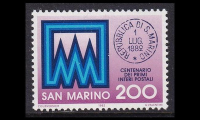 San Marino 1248 ** Postileima 100v (1982)