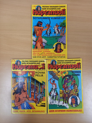 3 kpl Hopeanuoli 1976