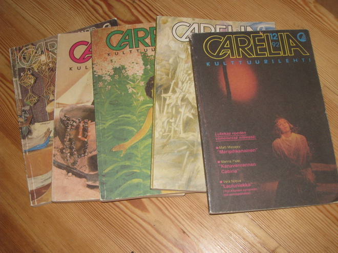 Carelia-lehdet 6 kpl v. 1991-1992
