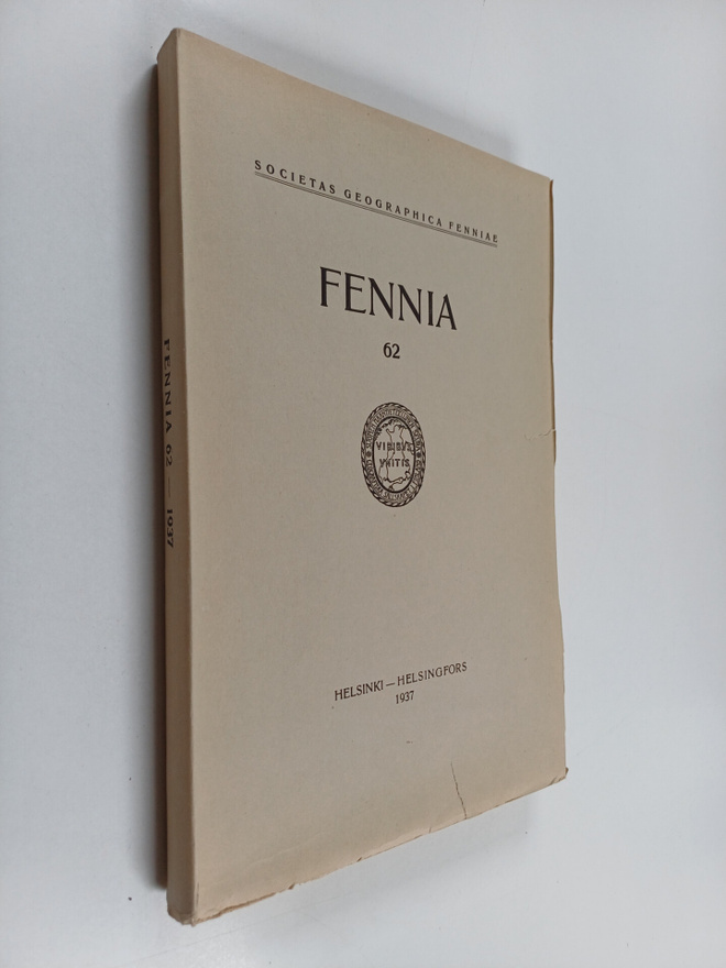 Fennia 62 : Entwicklung des sudlichen Vor-Päijännesees ; ...