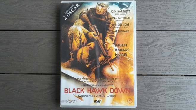 DVD: Black Hawk Down / Isku Mogadishuun (Josh Hartnett 2001)