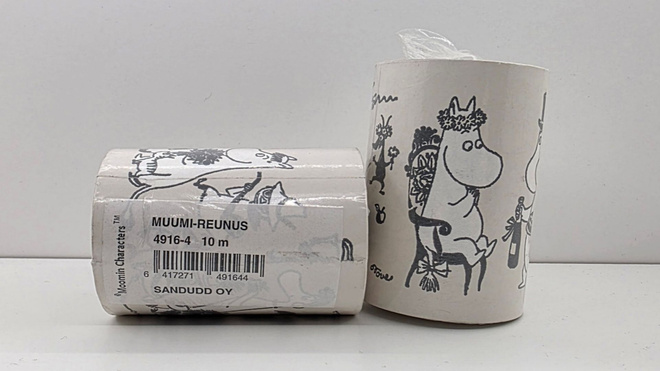 2 kpl - Boordi 4916-4 - Sandudd Muumihahmot 10 m x 8,2 cm