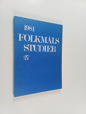 Folkmålsstudier 27/1981