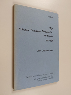 Varpu Lindstrom-Best : The Finnish immigrant community of...