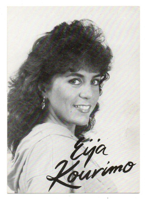 Laulajatar EIJA KOURIMO  Aito nimikirjoitus.1993