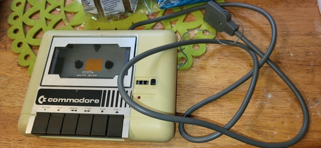 Harvinainen Commodore Datassette (CBM) kasettiasema