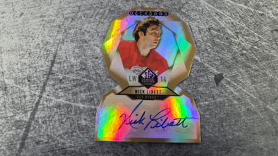 Nick Libett 2020-21 SP Legends Decagons Auto