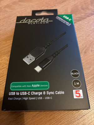 Dakota Platinum USB->USB-C nopea latausjohto