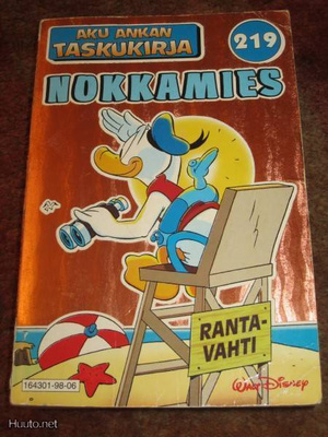 AKU ANKAN TUPLA TASKUKIRJA 219 - NOKKAMIES
