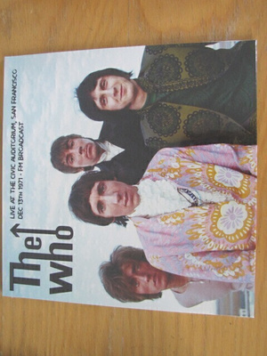 The Who live at the civic auditorium 1971 lp muoveissa