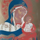 Ikoni / Painokuva - Jumalansynnyttäjä / Jeesus ja Maria - pikkukuva 2