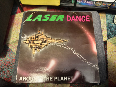 Laserdance - Around The Planet LP 1988