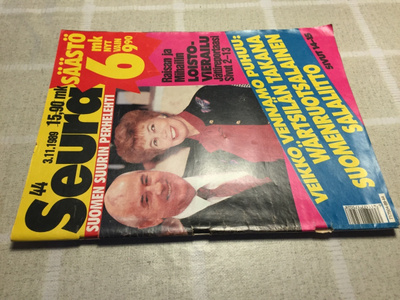 SEURA LEHTI 44/1989 HYVÄ