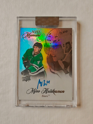Miro Heiskanen - 20-21 UD Clear-Cut NHL Memoirs Auto