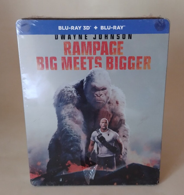 RAMPAGE BIG MEETS BIGGER (3D/BD STEELBOOK) UUSI