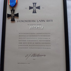 Jatkosodan Lapin Risti ja myöntökirja - pikkukuva 3