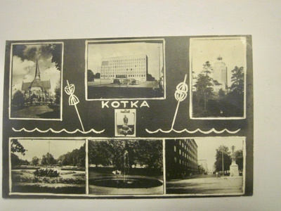 VANHA Postikortti Kotka n. 1930-l