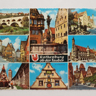 Rothenburg ab der Tauber - vanha saksalainen postikortti - pikkukuva 1