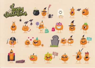Halloween monta kurpitsaa