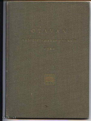 Otavan vähittäismaksumyynnin opas sid.1951