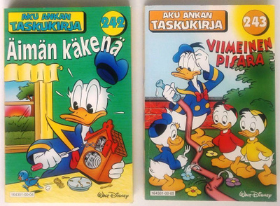 AKU ANKKA taskukirjat 242 ja 243