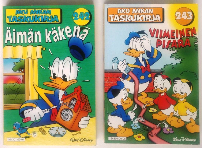 AKU ANKKA taskukirjat 242 ja 243
