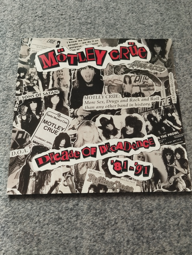 Mötley Crüe: Decade of Decadence lp