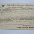 1923 FÅA Baltic ilmoituskortti - pikkukuva 1