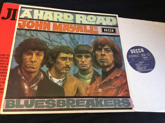 John Mayall Bluesbreakers  A Hard road Re lp klassikko 1967