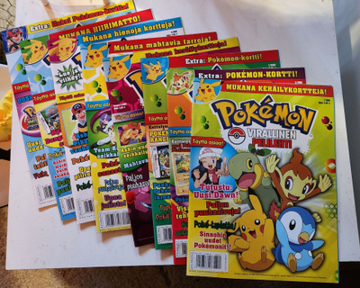 Pokémon Virallinen Pelilehti 8 kpl vuosilta 2008-2009