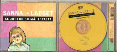 Sanna ja lapset - Se johtuu silmälaseista CD-Single 1999