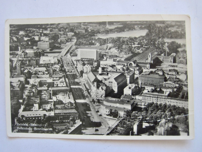 VANHA Postikortti Helsinki 1930-l Stockmann ym