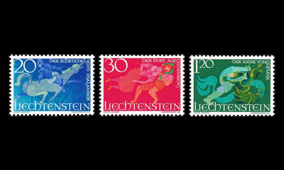 Liechtenstein 475-7 ** Satuja (1967)