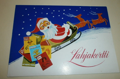 Lehtilahjakortti jouluksi, Yhtyneet & Valiolehdet Oy, käyt.