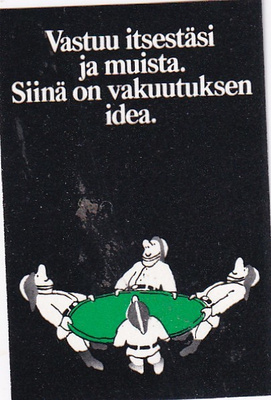 Vakuutus itsestäsi ja muista. Palomies     b617