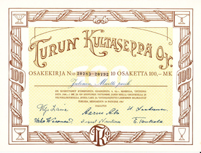 OKK 1967 Turun Kultaseppä Oy, Turku