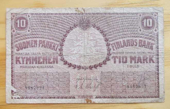 Suomi,10 markkaa kullassa 1909, Tsaarinaika