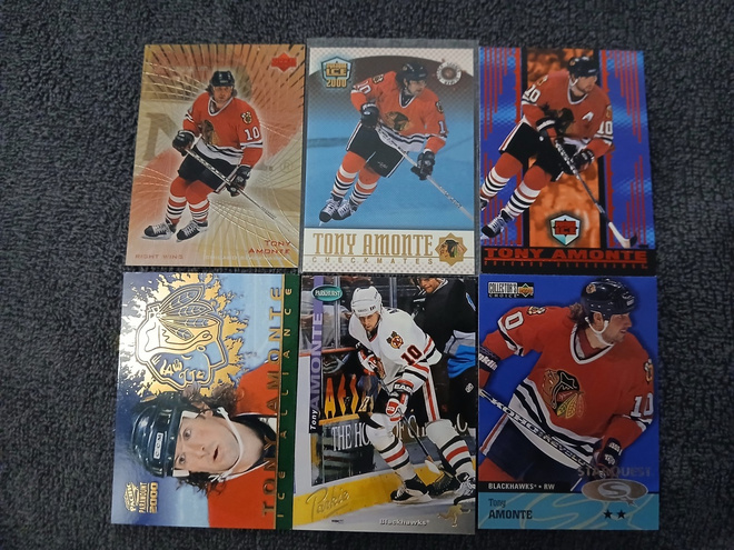 Tony Amonte x 6kpl (mm.parallel) / Chicago Blackhawks