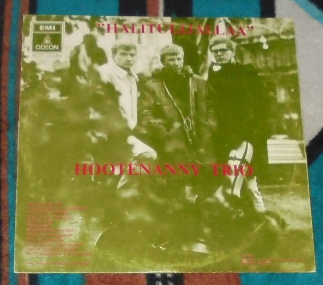 HOOTENANNY TRIO / FINNTRIO ~ Halitulijallaa ~ LP
