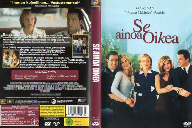 SE AINOA OIKEA	(32 711)	-FI-	DVD		jennifer aniston