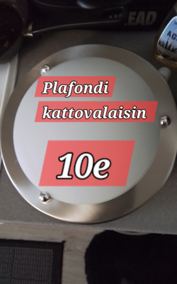 Sekalaista toimivaa tavaraa myynnissä
